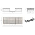 ALTANKA - Abri de jardin en bois - 6x6 m + terrasse avec balustrade et avant-toit en bois - 48 m2 - DOM749+DOM553+DOM555+POD04 - vignette