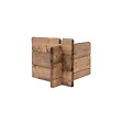 ALTANKA - Abri de jardin en bois - 12m2 - 4x3m - Traité - Ep. 28mm - Couleur: marron - DOM677 - vignette