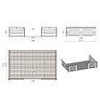 ALTANKA - Terrasse en bois avec balustrade pour abri en bois - 15m2 - 5m x 3m - couleur: naturel - DOM616 - vignette