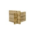 ALTANKA - Abri de jardin en bois - 5m2 - 2.5x2m - Traité - Ep. 28mm - Couleur: vert - DOM725 - vignette