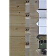 ALTANKA - Abri de jardin en bois - 6x5 m + terrasse avec balustrade et avant-toit en bois - 48 m2 - DOM747+DOM556+DOM558+POD04 - vignette