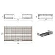 ALTANKA - Abri de jardin en bois - 6x6 m + terrasse avec balustrade et avant-toit en bois - 54 m2 - DOM749+DOM556+DOM558+POD04 - vignette