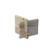 ALTANKA - Abri de jardin en bois - 4m2 - 2x2m - Ep. 19mm - Couleur: naturel - DOM565 - vignette