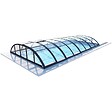ALTANKA - Abri de piscine Horizon - 7.43x3.5 m - polycarbonate massif 3 mm - pour piscine BAS7308 - ECO338 - vignette