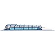 ALTANKA - Abri de piscine Horizon - 7.43x3.5 m - polycarbonate massif 3 mm - pour piscine BAS7308 - ECO338 - vignette