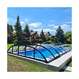 ALTANKA - Abri de piscine Horizon - 7.43x3.5 m - polycarbonate massif 3 mm - pour piscine BAS7308 - ECO338 - vignette