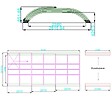 ALTANKA - Abri de piscine Horizon - 6.1x2.38 m - polycarbonate massif 3 mm - pour piscine BAS7306 - ECO336 - vignette
