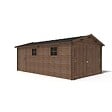 ALTANKA - Garage en bois - 21m2 - 3.5x6m - imprégné - Ep. 28mm - couleur: marron - GAR20 - vignette