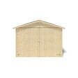 ALTANKA - Garage en bois - 18.19m2 - 3.05x5.91m - Ep. 18mm - couleur: naturel - GAR29 - vignette