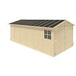 ALTANKA - Garage en bois - 18.19m2 - 3.05x5.91m - Ep. 18mm - couleur: naturel - GAR29 - vignette