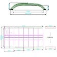ALTANKA - Abri de piscine Horizon - 7.43x3.5 m - polycarbonate alvéolaire 8 mm - pour piscine BAS7308 - ECO308 - vignette