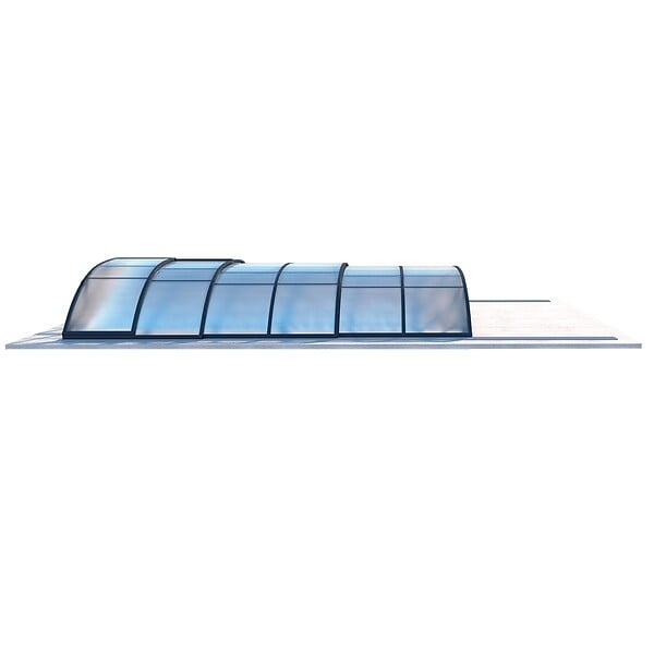 ALTANKA - Abri de piscine Horizon - 6.1x2.38 m - polycarbonate alvéolaire 8 mm - pour piscine BAS7306 - ECO306 - large