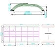 ALTANKA - Abri de piscine Horizon - 6.1x2.38 m - polycarbonate alvéolaire 8 mm - pour piscine BAS7306 - ECO306 - vignette