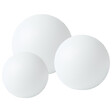 BELIANI - Lot de 3 lampes boules LED solaires pour l'extérieur LOBAINA Avec télécommande Blanc - vignette