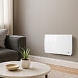 SANNOVER - Radiateur Electrique Mural en Verre Sorimo NF Sannover 1000 W Blanc - vignette