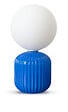 EXAGONE - SOLANA - Lampe à poser verre bleu - G9 incluse - vignette