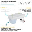 VITRA - Lavabo pour enfant VitrA Sento Kids 85 cm + siphon et bonde Wirquin - vignette