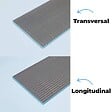 WEDI - Panneaux de construction Construct, formes rondes transveral 250 x 60 x 3 cm - vignette
