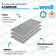 WEDI - Pack 3 panneaux de construction 250 x 60 x 2 cm - vignette