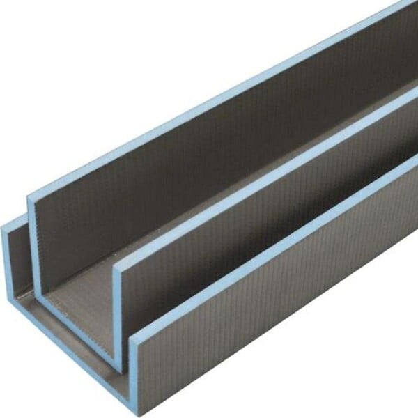 WEDI - Coffre d'habillage Mensolo U 260 x 30 x 15 cm - large