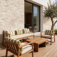LITHOS - Parement travertin beige 1er choix 0,495m2 - vignette