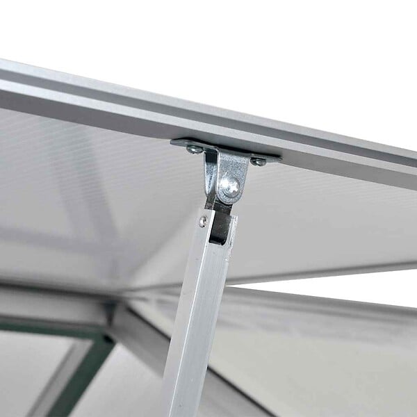 VIDAXL - vidaXL Serre renforcée en aluminium avec cadre de base 9,025 mÂ² - large