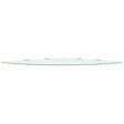 VIDAXL - vidaXL Étagère de coin avec supports chromés salle de bain Verre Blanc 45x45 cm - vignette