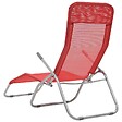 VIDAXL - vidaXL Chaises longues pliables lot de 2 Textilène Rouge - vignette