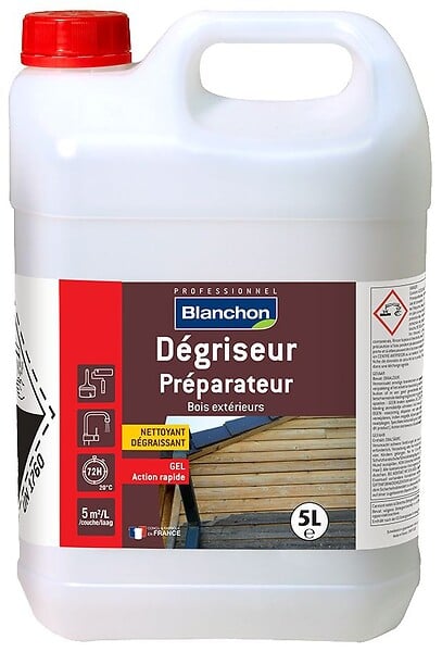 BLANCHON - Dégriseur Préparateur pour boiserie extérieure 5 L - BLANCHON - 06102219 - large