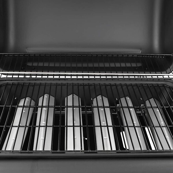 VIDAXL - vidaXL Barbecue gril à gaz avec 6 brûleurs Noir - large