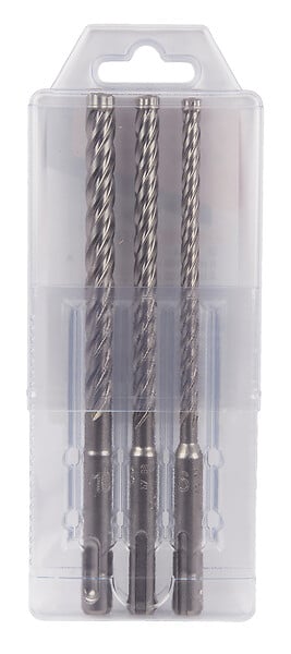 MAKITA - Jeu de 3 forets à béton MAKITA B-59075 à emmanchement SDS-Plus NEMESIS II (6/8/10x160mm) - large