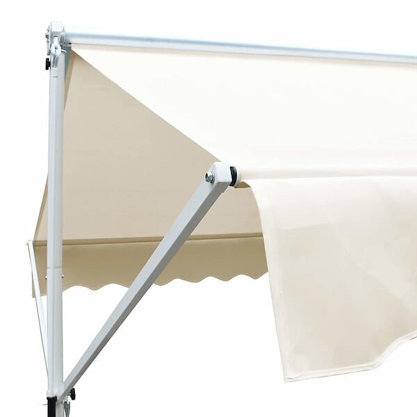 VIDAXL - vidaXL Auvent sur pied 500 x 300 cm Crème - large