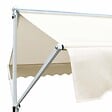 VIDAXL - vidaXL Auvent sur pied 500 x 300 cm Crème - vignette