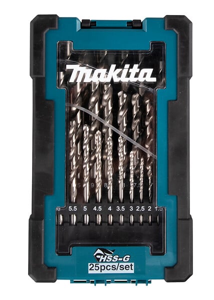 MAKITA - Coffret de 25 forets à métaux HSS-G MAKITA D-67555 - large