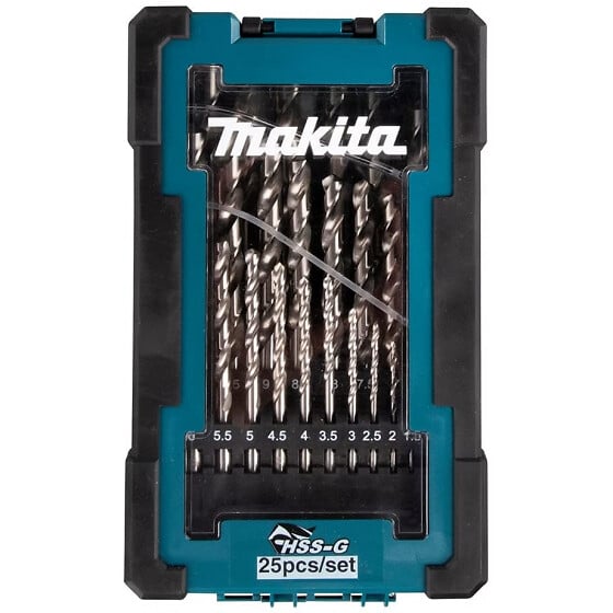 MAKITA - Coffret de 25 forets à métaux HSS-G MAKITA D-67555 - large