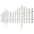 VIDAXL - vidaXL Bordure de pelouse Blanc 17 pcs / 10 m - vignette