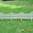 VIDAXL - vidaXL Bordure de pelouse Blanc 17 pcs / 10 m - vignette