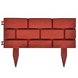 VIDAXL - vidaXL Clôture de jardin avec design de briques 11 pcs - vignette