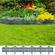 VIDAXL - vidaXL Bordures de pelouse 17 pcs 10 m Vert - vignette
