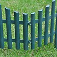 VIDAXL - vidaXL Bordures de pelouse 17 pcs 10 m Vert - vignette