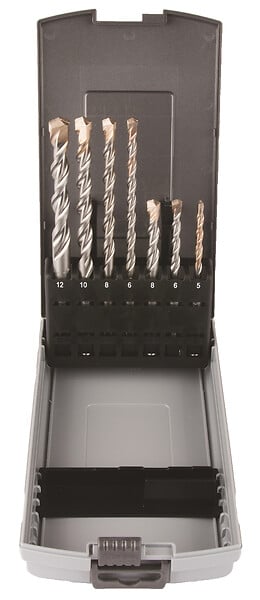 MAKITA - Coffret 7 Forets 2 taillants V-Plus  MAKITA B-49046 à emmanchement SDS-Plus - large