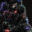 VIDAXL - vidaXL Arbre de Noël pré-éclairé avec support 240 cm fibre optique - vignette