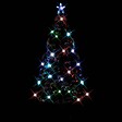 VIDAXL - vidaXL Arbre de Noël pré-éclairé avec support 150 cm fibre optique - vignette