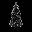 VIDAXL - vidaXL Arbre de Noël pré-éclairé avec support 150 cm fibre optique - vignette