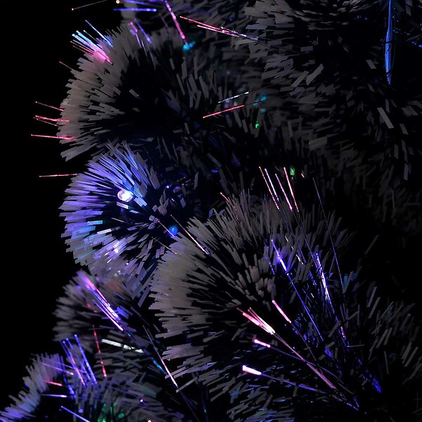 VIDAXL - vidaXL Arbre de Noël pré-éclairé avec support 150 cm fibre optique - large