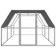 VIDAXL - vidaXL Poulailler d'extérieur 3x6x2 m Acier galvanisé - vignette