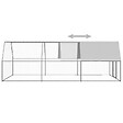 VIDAXL - vidaXL Poulailler d'extérieur 3x6x2 m Acier galvanisé - vignette