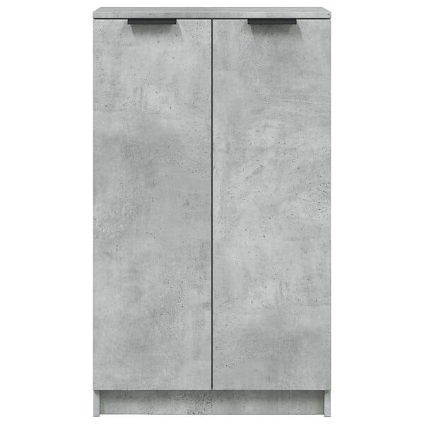 VIDAXL - vidaXL Armoire à  chaussures Gris béton 59x35x100 cm Bois d'ingénierie - large