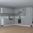 VIDAXL - vidaXL Armoire suspendue "Lyon" Sonoma gris 80x31x60 cm - vignette