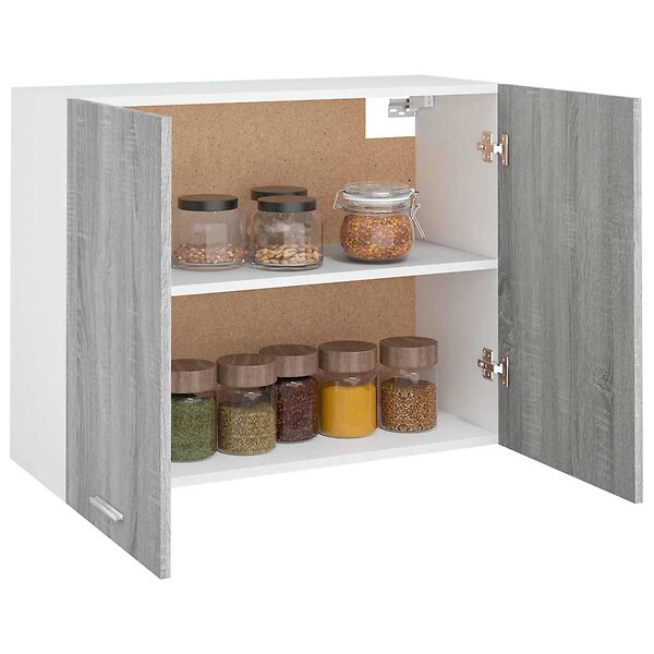 VIDAXL - vidaXL Armoire suspendue "Lyon" Sonoma gris 80x31x60 cm - large